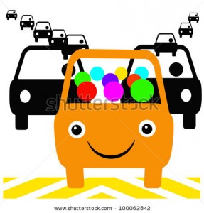 stock-photo-orange-bus-with-passengers-in-traffic-carpool-illustration-100062842